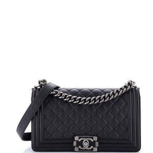 Chanel Boy Flap Bag Quilted Lambskin #258717C20B